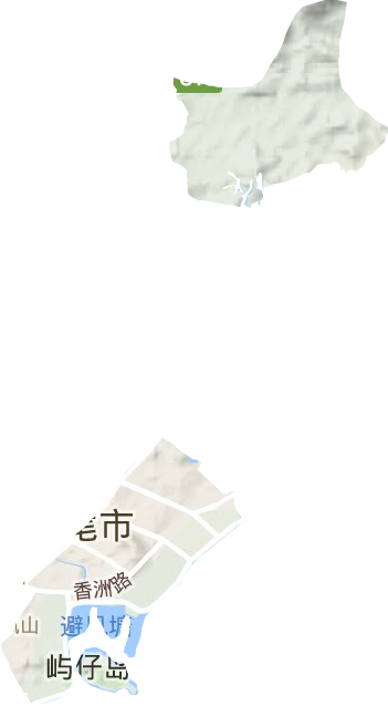 凤山街道地形地图