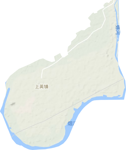 上英镇地形地图