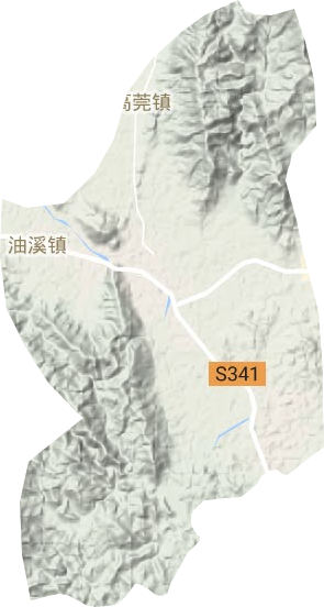 忠信镇地形地图