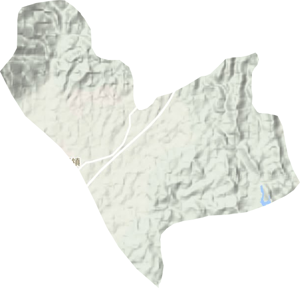 绣缎镇地形地图