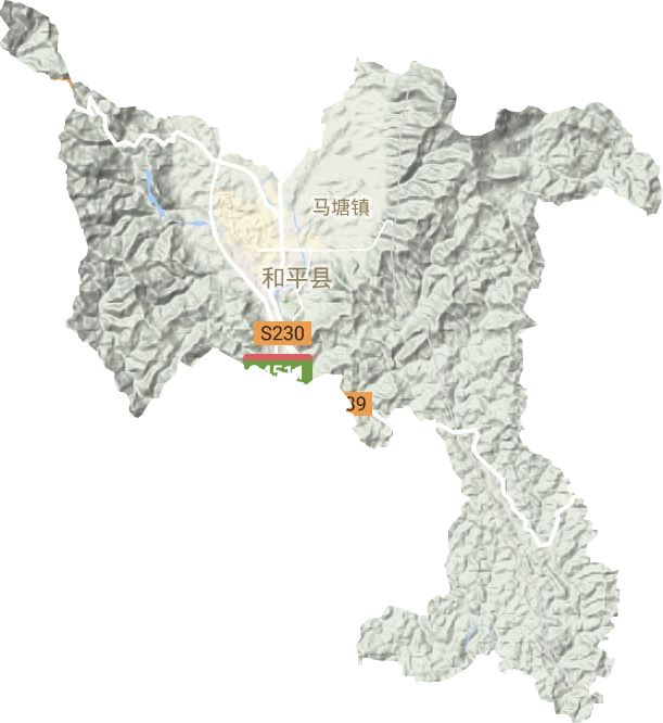 阳明镇地形地图