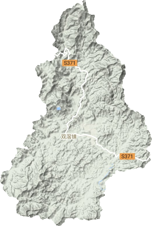 双窖镇地形地图