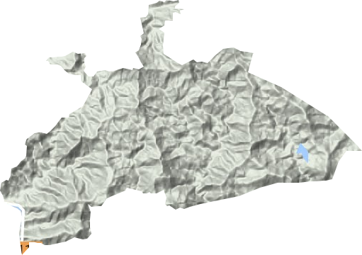 笔架林场地形地图