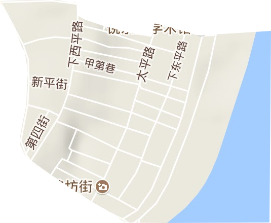 太平街道地形地图