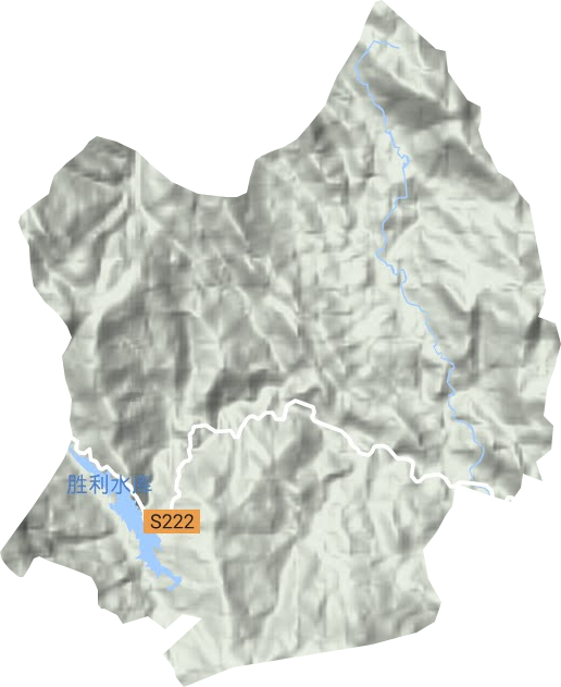 韩江林场地形地图