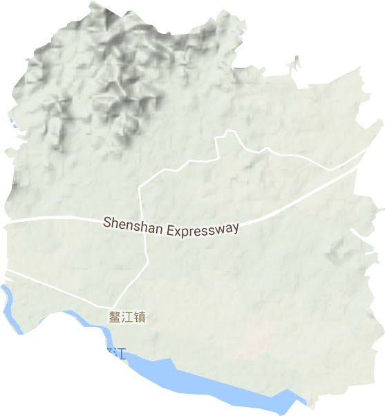 鳌江镇地形地图