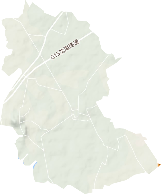 东埔农场地形地图