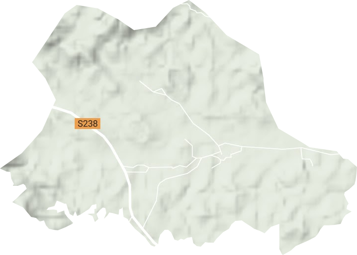 大池农场地形地图