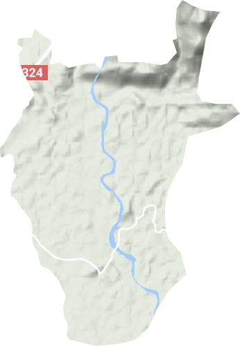 马鞍山农场地形地图
