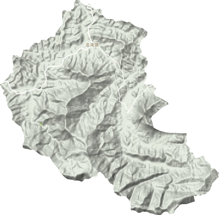 龙湾镇地形地图