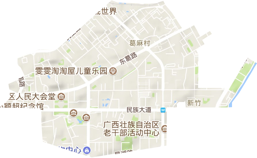 新竹街道地形地图