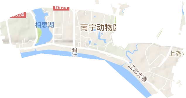 上尧街道地形地图