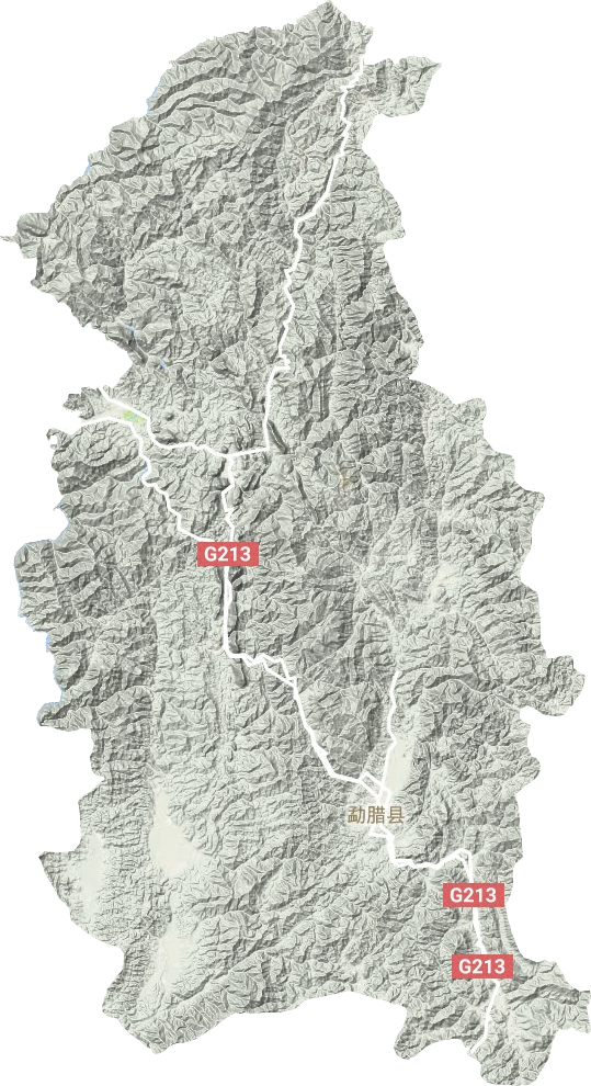 勐腊县地形地图