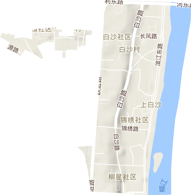 锦绣街道地形地图