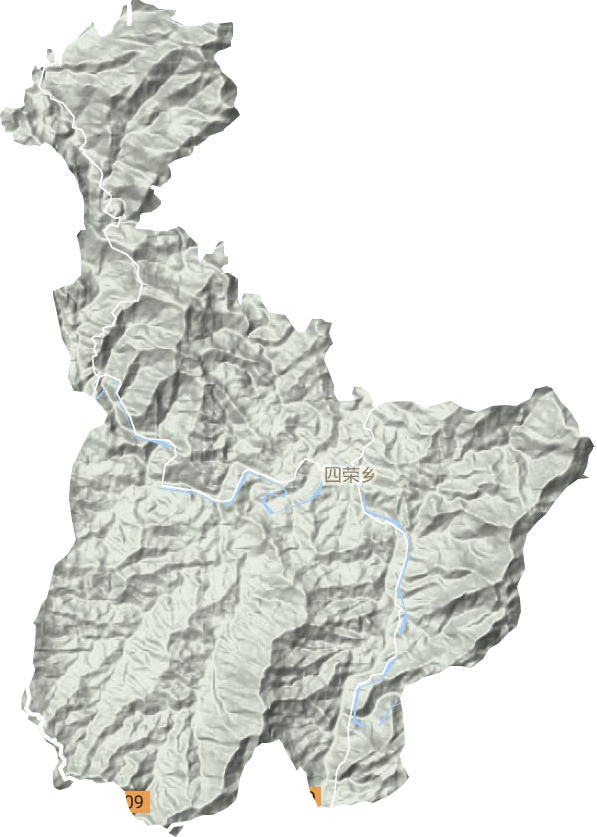 四荣乡地形地图