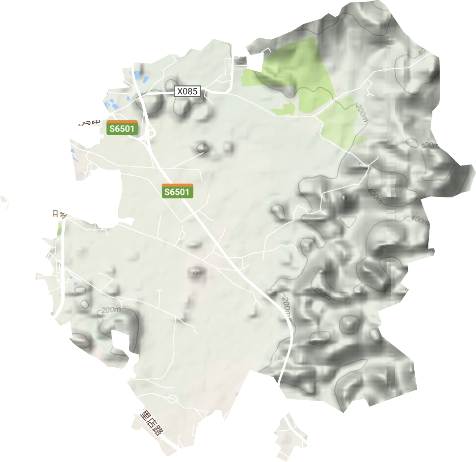朝阳乡地形地图