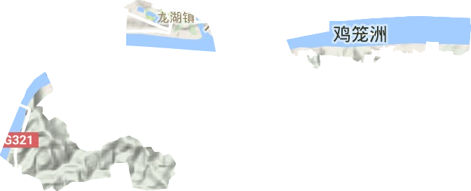 角嘴街道地形地图