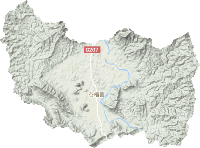 石桥镇地形地图