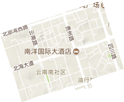 西街街道地形地图