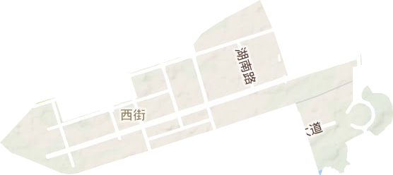 驿马街道地形地图