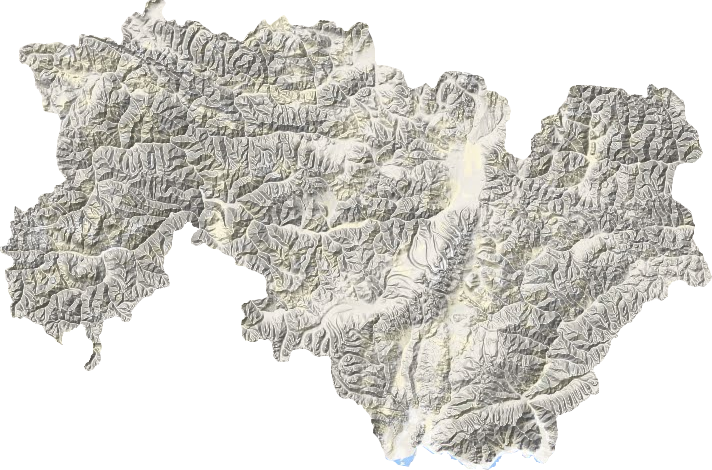 谢通门县地形地图