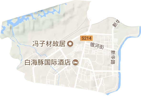 子材街道地形地图