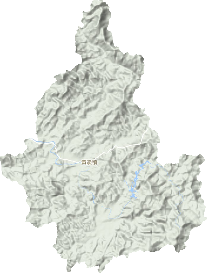 黄凌镇地形地图