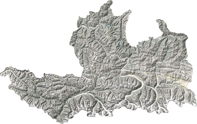 边坝县地形地图