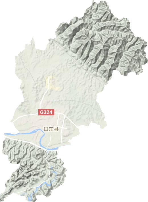 平马镇地形地图