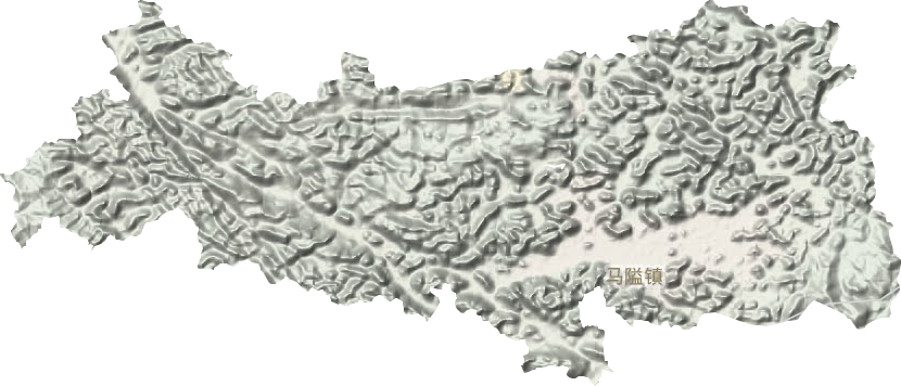 马隘镇地形地图