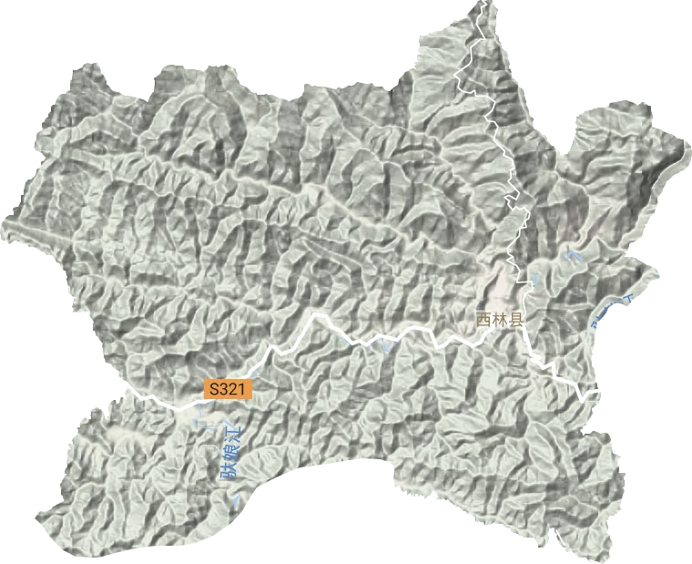 八达镇地形地图