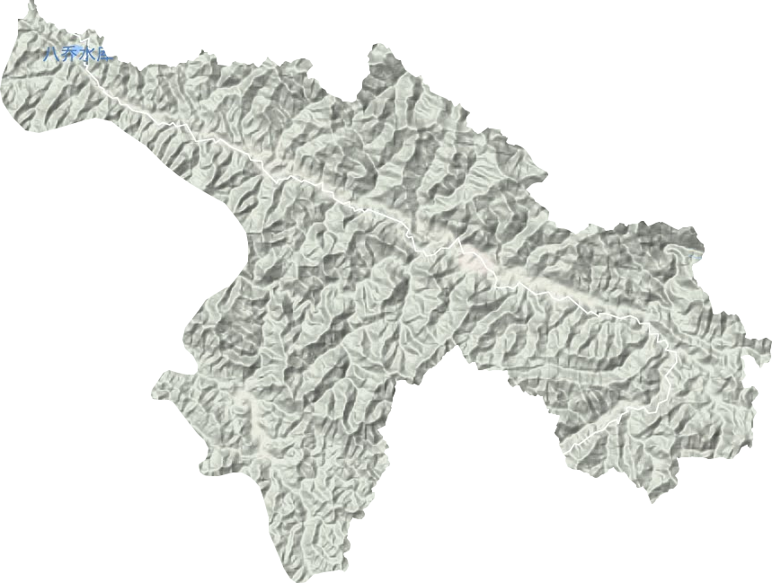 西平乡地形地图