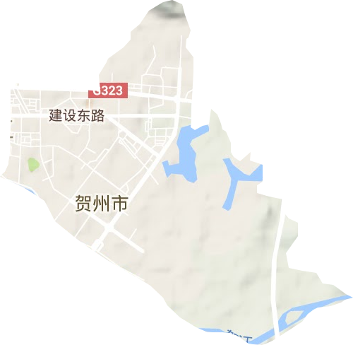 城东街道地形地图