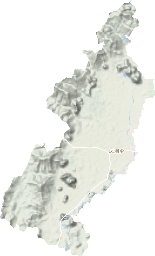 凤凰乡地形地图