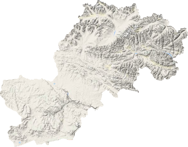 聂荣县地形地图