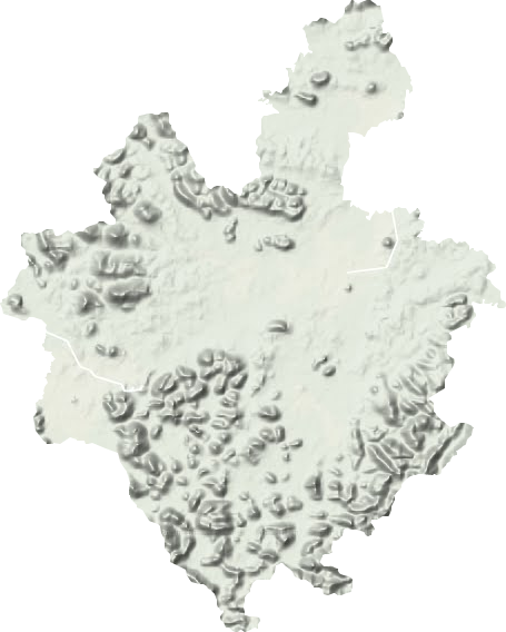 北山镇地形地图