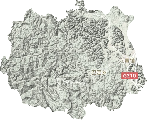 六寨镇地形地图