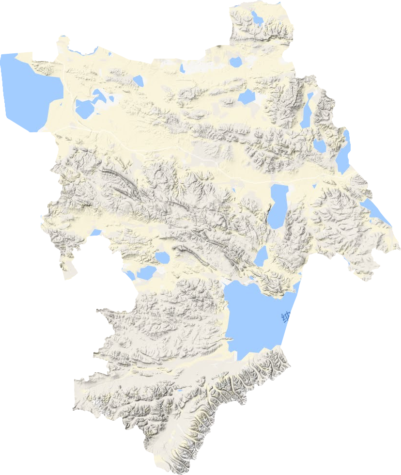班戈县地形地图