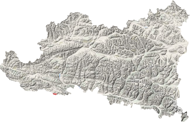 巴青县地形地图