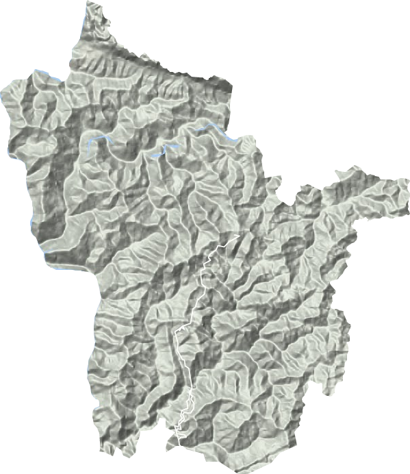 三堡乡地形地图