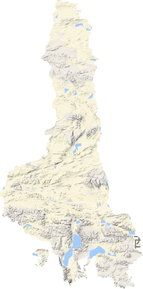尼玛县地形地图