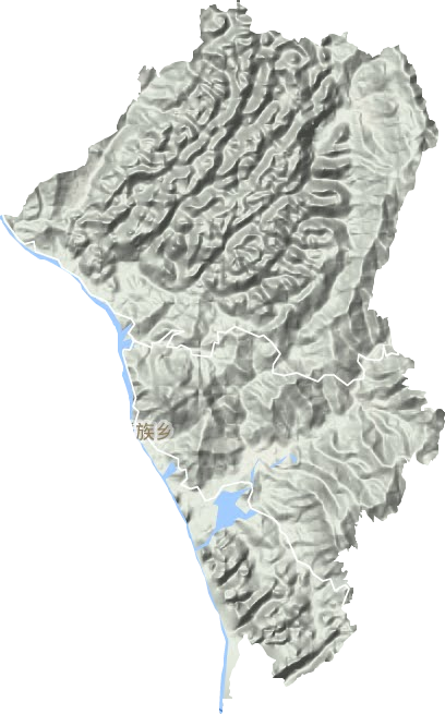 长乐镇地形地图