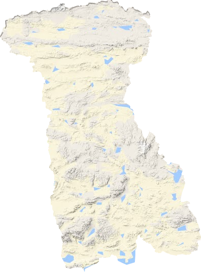 双湖县地形地图