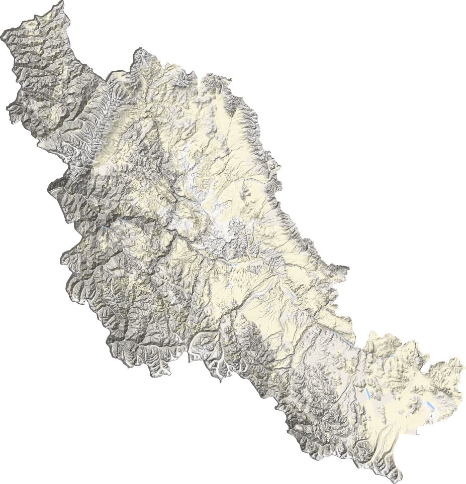 札达县地形地图