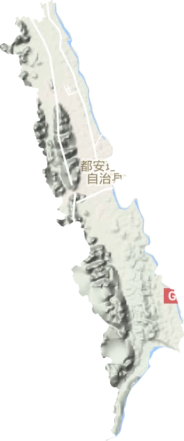 安阳镇地形地图