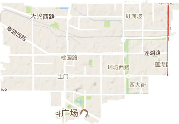 莲湖区地形地图