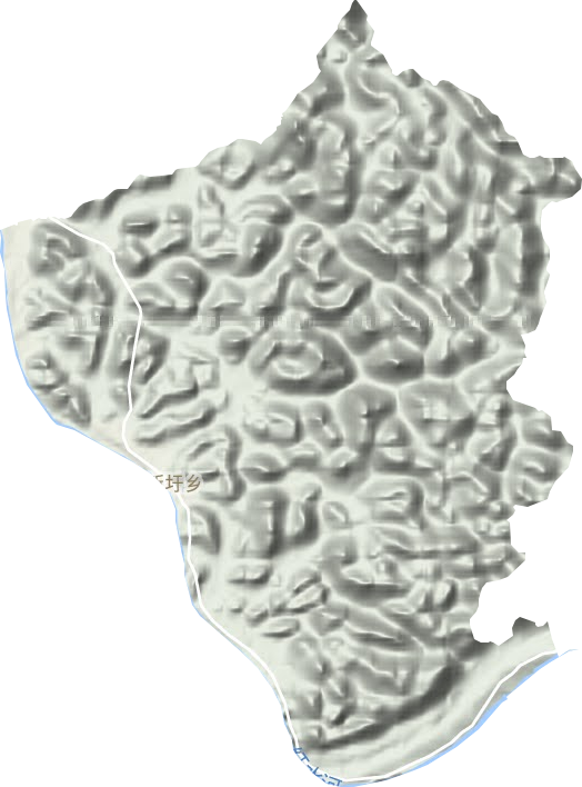 新圩乡地形地图