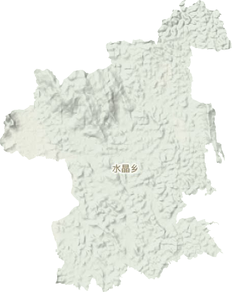 水晶乡地形地图