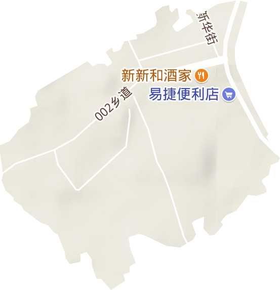 新和华侨农场地形地图