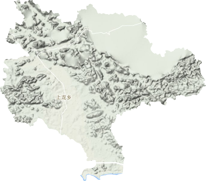 上龙乡地形地图